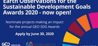 Group on Earth Observations Sustainable Development Goals (GEO SDG) Awards 2020