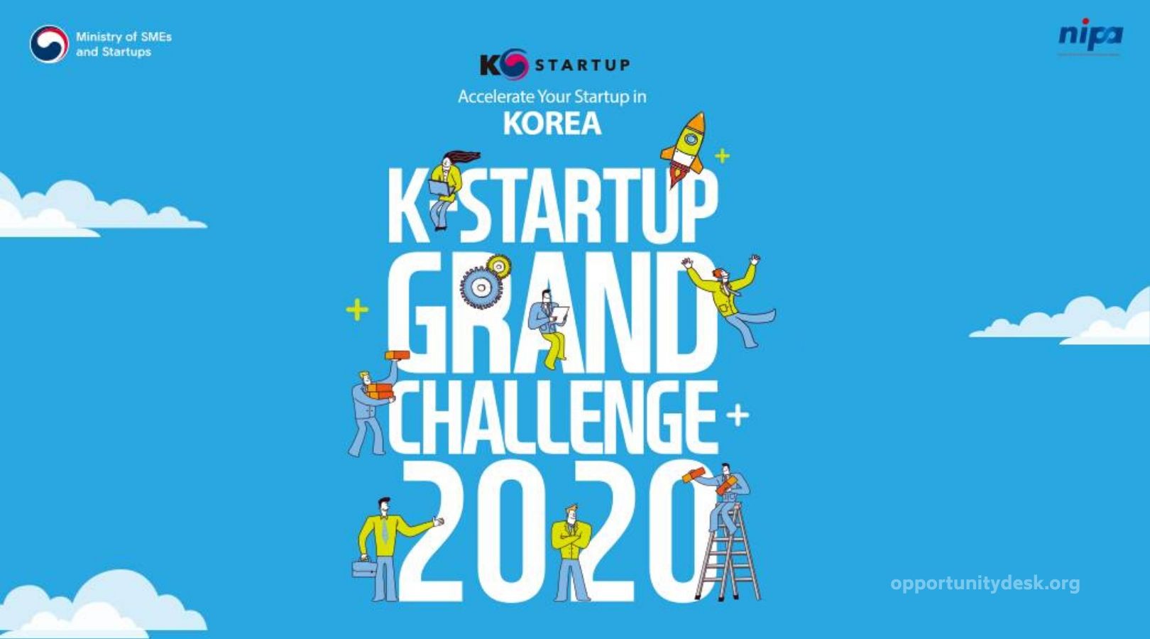 K-Startup Grand Challenge 2020 for Global Startups to enter Korean and international markets (fully-funded)