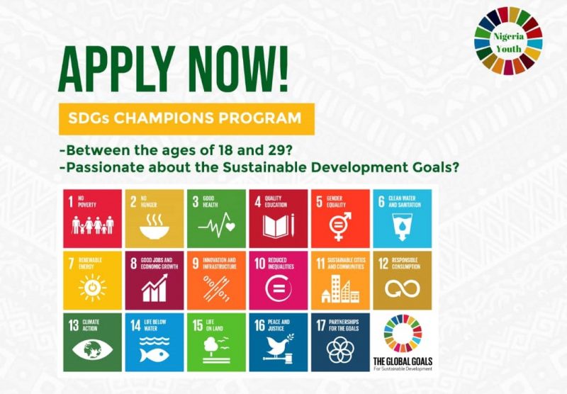Nigeria Youth SDGs Network (NGYouthSDGs) Champions Program 2020