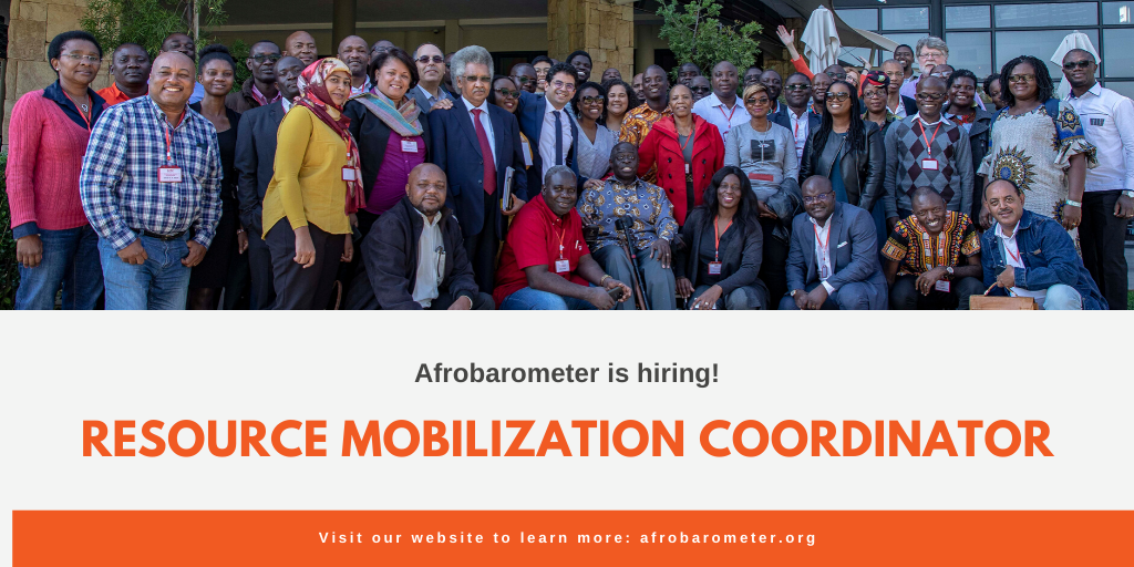 Afrobarometer is hiring a Resource Mobilization Coordinator