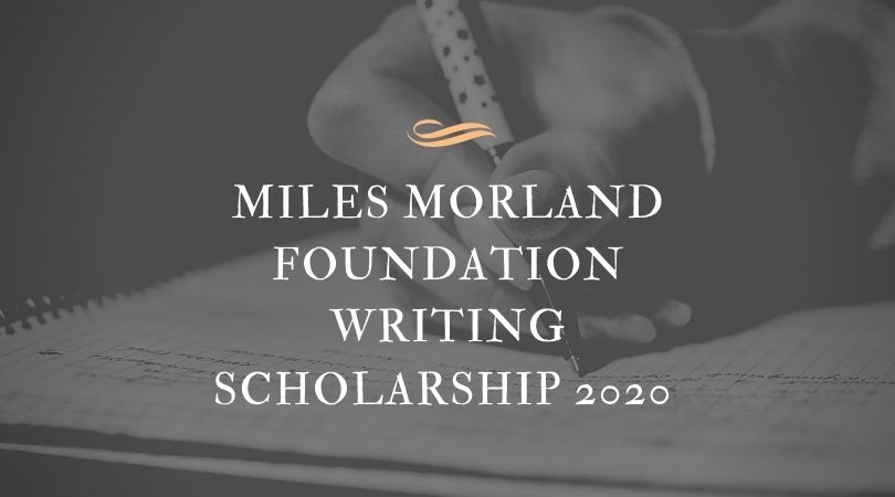 Miles Morland Foundation Writing Scholarship 2020 for Africans (grant of £18,000)