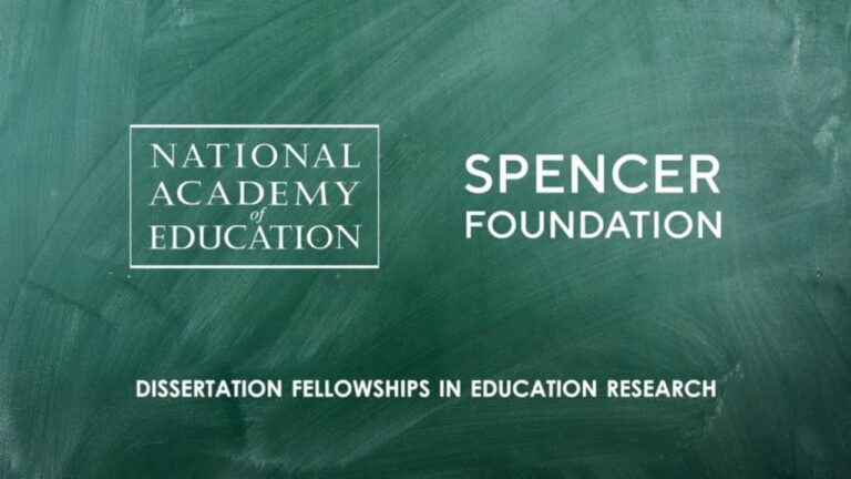 spencer foundation dissertation fellowship