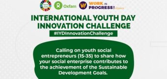 NGYouthSDGs and Oxfam Nigeria International Youth Day Innovation Challenge 2020 (N300,000 prize)