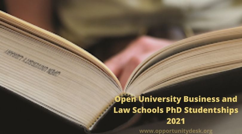 Open University Business and Law Schools PhD Studentships 2021 on Responding to the Health and Climate Emergencies (Funded)