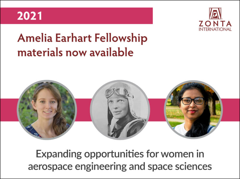 Amelia Earhart Fellowship 2021 for Women in Aerospace-applied Sciences/Engineering (Up to US$10,000)
