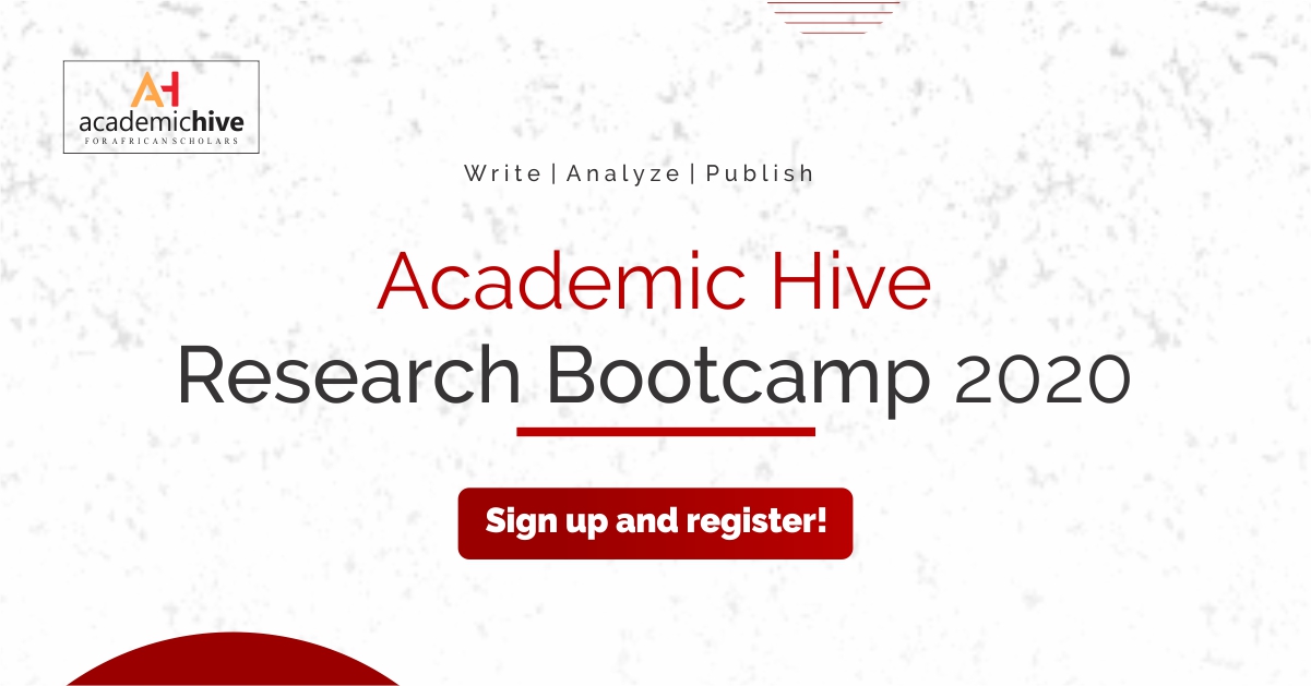 Academic Hive Research Bootcamp 2020 for Scholars