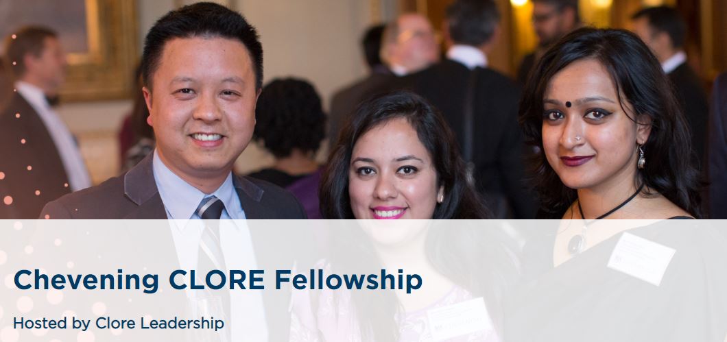 Chevening CLORE Fellowship 2021/2022 for Young Leaders (Fully-funded to the UK)