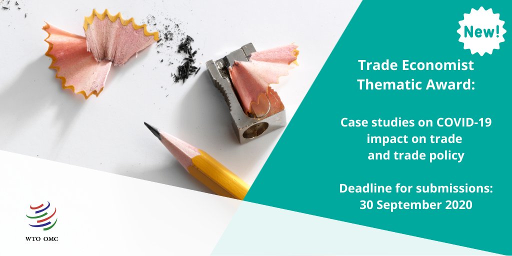 Call for Papers: WTO Trade Economist Thematic Award 2020 (CHF 5,000 prize)
