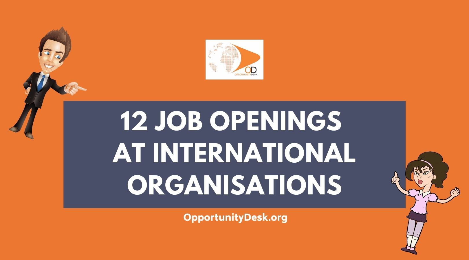 12 Job Openings at International Organisations