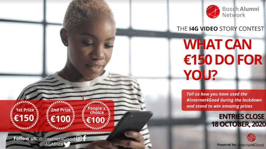 Internet4Good (I4G) Video Story Contest 2020 for Young Africans (Win Cash prizes)