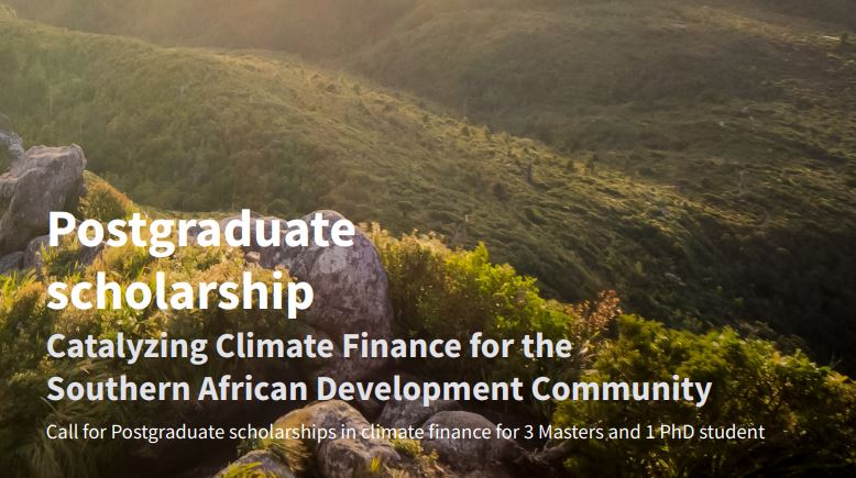 Southern Africa Climate Finance Partnership (SACFP) Postgraduate Scholarships 2021