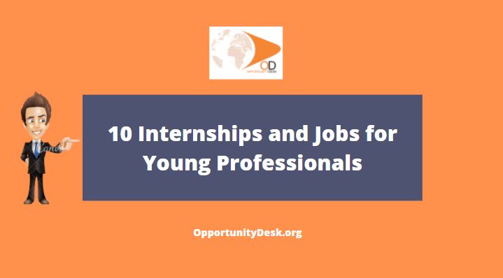 10 Internships and Jobs for Young Professionals
