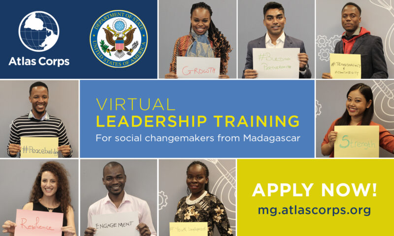Atlas Corps Madagascar Emerging Leaders Initiative 2021 for Social Changemakers
