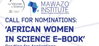 Call for Nominations: Mawazo Institute African Women in Science e-Book 2021