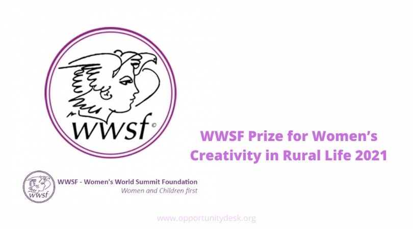 WWSF Prize for Women’s Creativity in Rural Life 2021 (Up to $1,000)