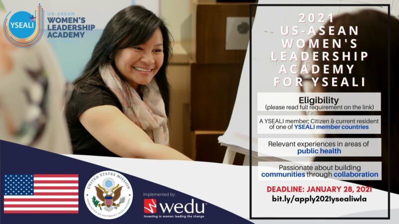Young Southeast Asian Leaders Initiative (YSEALI) Women’s Leadership Academy 2021