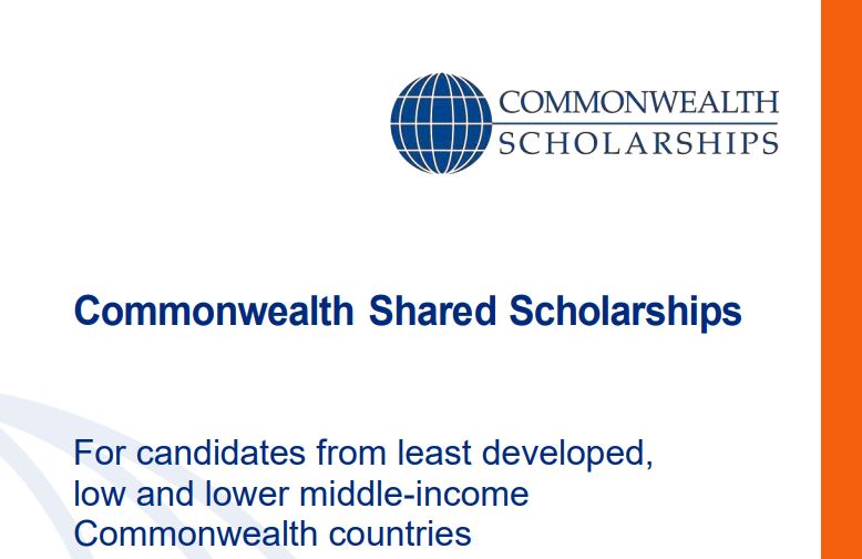 Commonwealth Shared Scholarships 2021/2022 for Students from Developing Commonwealth countries