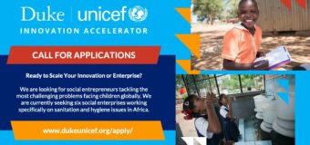 Duke-UNICEF Innovation Accelerator 2021 for Social Enterprises in Africa ($25,000 grant)