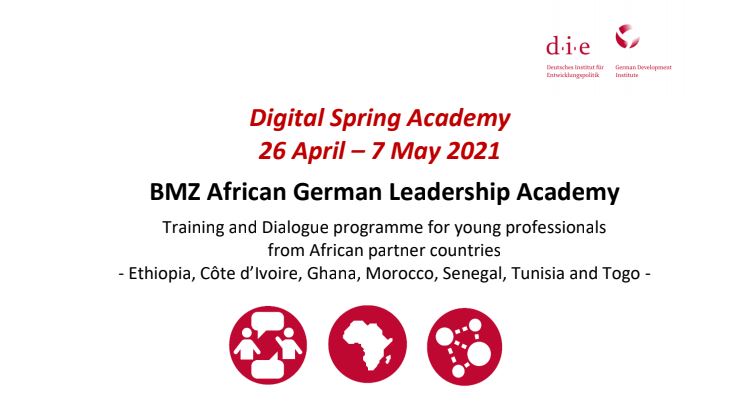 BMZ African German Leadership Academy 2021 for Young Professionals