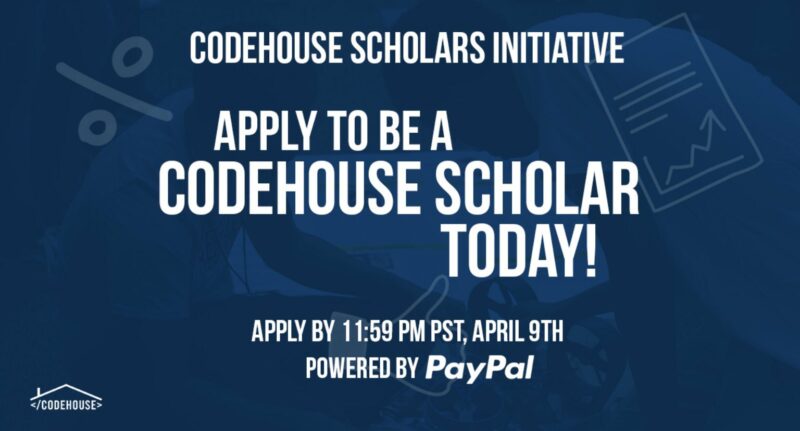 CodeHouse Scholars Initiative (CHSI) 2021 for Students of Colour in the U.S