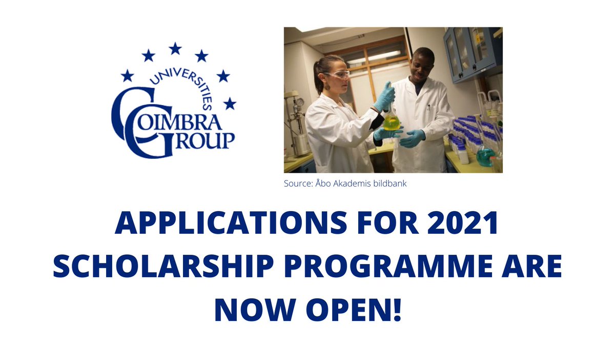 Coimbra Group Universities Scholarship Program 2021 for Young African Researchers