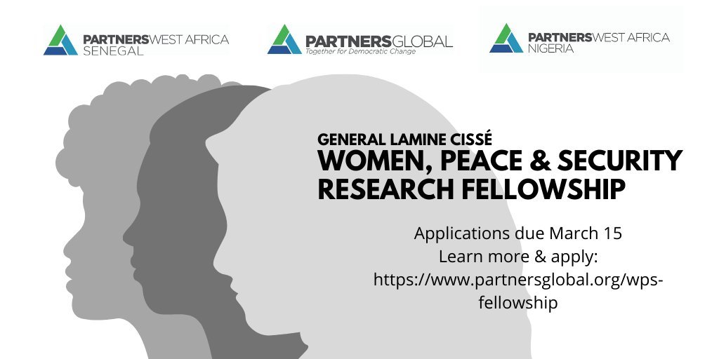 General Lamine Cissé Women, Peace and Security Research Fellowship 2021 (1,500,000 CFA Grant)