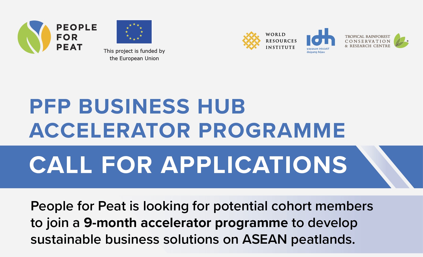 People For Peat (PFP) Business Hub Accelerator Program 2021 [ASEAN Countries only]