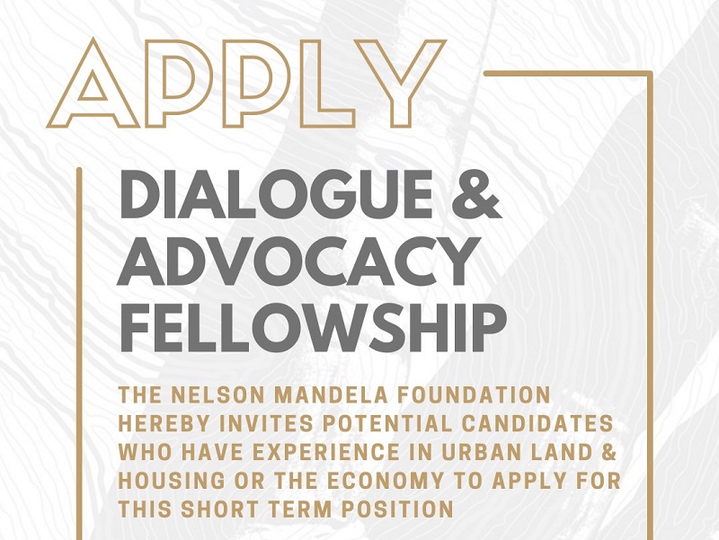 Nelson Mandela Foundation Dialogue & Advocacy Fellowship 2021