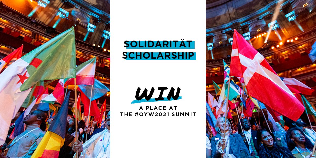 Solidarität Scholarship to Attend the One Young World Summit 2021 (Europe Only)