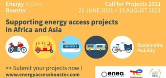 Call for Projects: Energy Access Booster 2021 (Funding of $50,000)