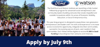 Ford Fund Fully-Funded Fellowship 2021 for social entrepreneurs and community leaders (Seed Funding Included)