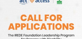 IREDE Foundation Leadership Program 2021 for People with Disabilities in Nigeria