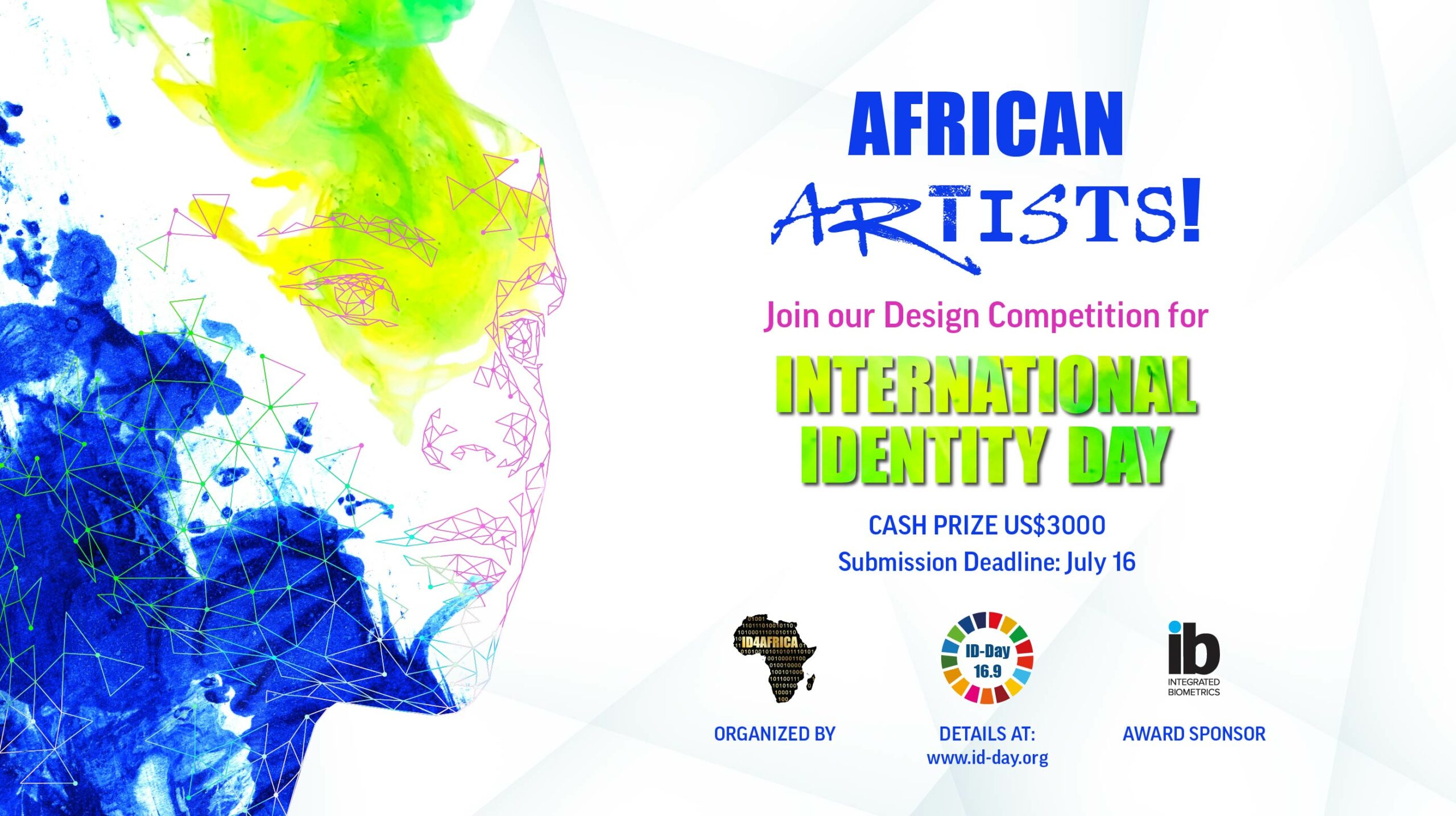 International Identity Day Design Competition 2021 for African Digital Artists (US$3000 prize)