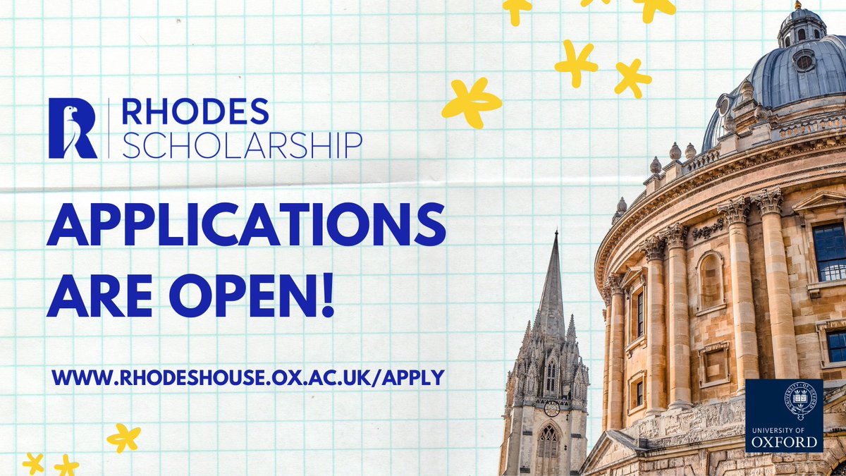 Apply for Rhodes Scholarship 2021 to study at the University of Oxford (fully-funded)