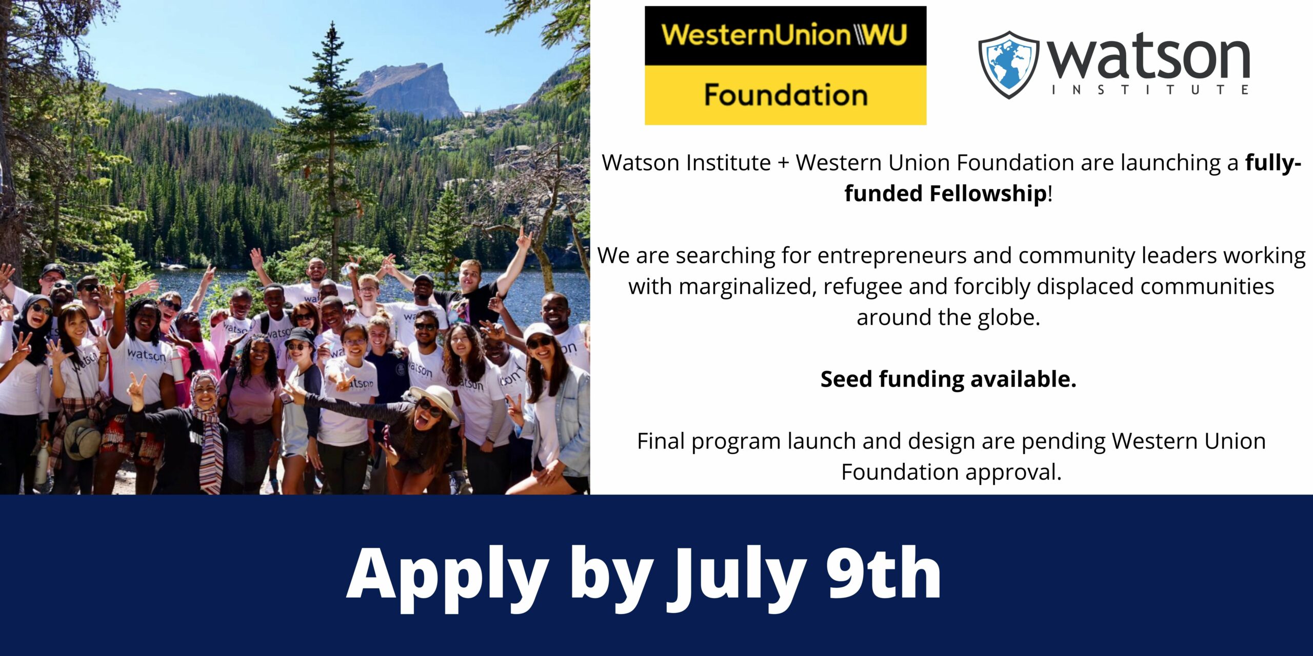 Western Union Foundation Fully Funded Accelerator and Fellowship 2021 (Seed Funding Included)