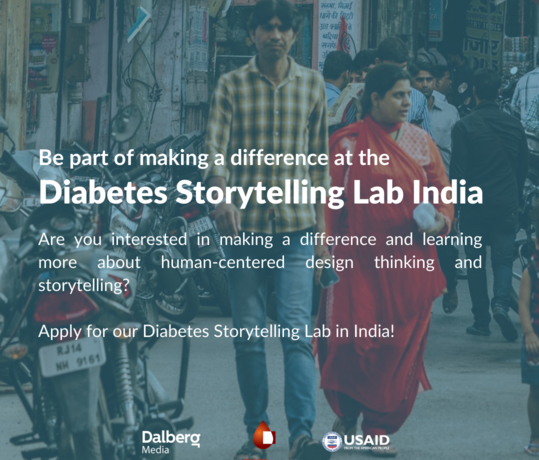World Diabetes Foundation/Dalberg Indian Diabetes Storytelling Lab 2021 (Up to $25,000 USD)