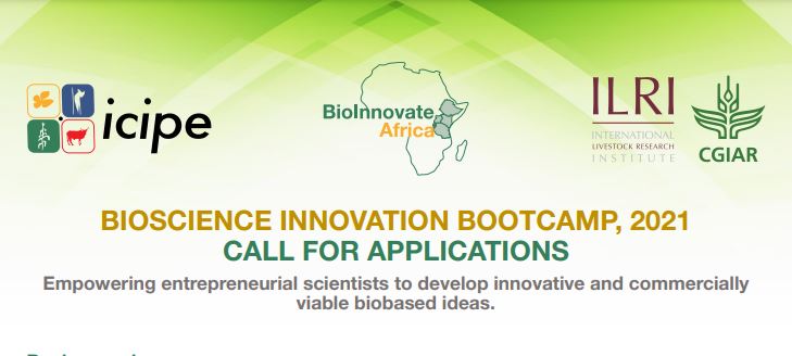 Bioscience Innovation Bootcamp 2021 for Entrepreneurial Scientists in Central and Eastern Africa