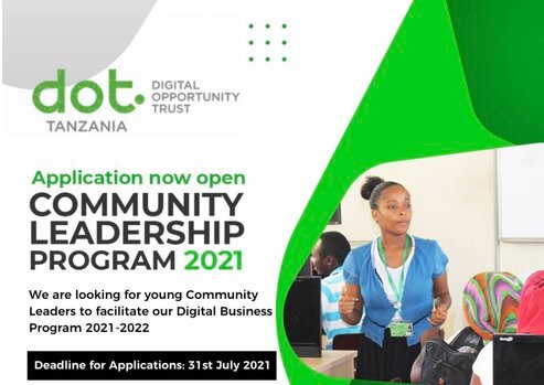 Digital Opportunity Trust (DOT) Tanzania Community Leadership Program 2021