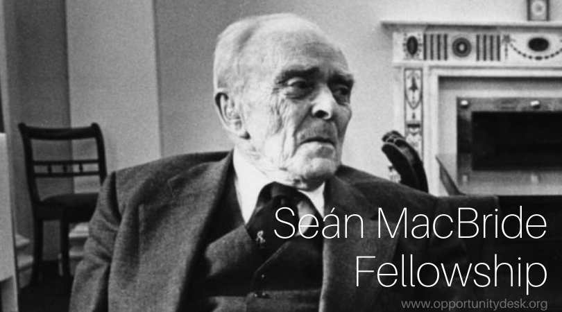 Seán MacBride Fellowship 2022/2023 for Namibians to Study in Ireland (Fully-funded)