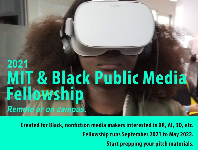 MIT & Black Public Media Fellowship 2021 ($7,500 Honorarium)