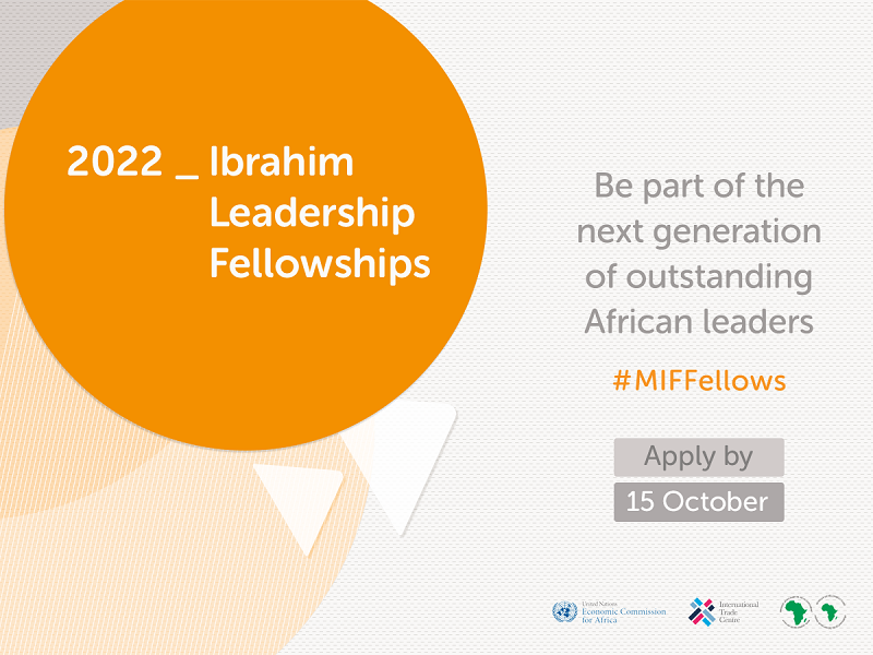Mo Ibrahim Foundation Leadership Fellowship Program 2022 at the Economic Commission for Africa (Fully-funded)