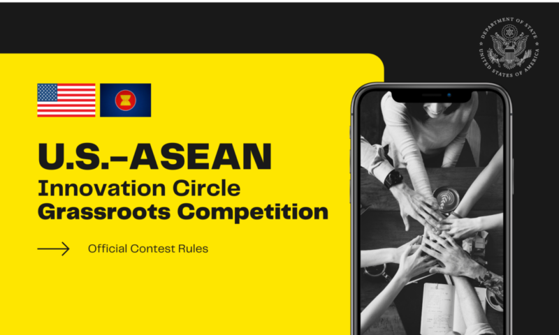 U.S.-ASEAN Innovation Circle Grassroots Competition 2021 (up to $1,000)
