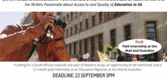 Canon Collins Scholarship in Education Journalism 2021-2022 for South Africans (Fully-funded)