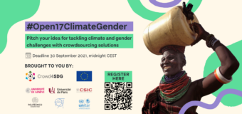 Crowd4SDG #Open17ClimateGender Challenge 2021 for Global Innovators