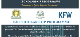 East African Community (EAC) Scholarship Program 2021/2022 (Fully-funded)