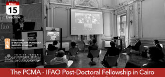 IFAO-PCMA Post-Doctoral Fellowship 2022/2023 (Stipend available)