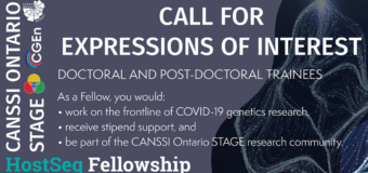 CANSSI Ontario STAGE HostSeq Fellowship 2021/2022 for Doctoral and Postdoctoral Trainees in Canada (Stipend of $10,000)
