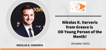 Nikolas Varveris from Greece is OD Young Person of the Month for October 2021!