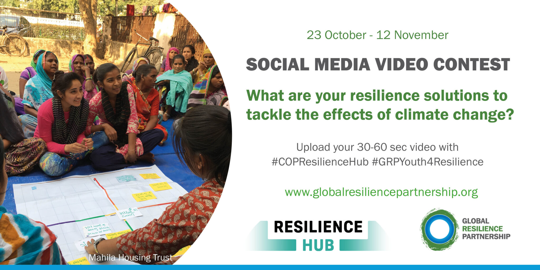 Global Resilience Partnership (GRP) Social Media Video Contest for COP26 Resilience Hub 2021