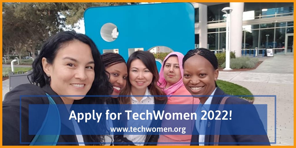 TechWomen Emerging Leaders Program – Fall 2022 (Fully-funded to the United States)